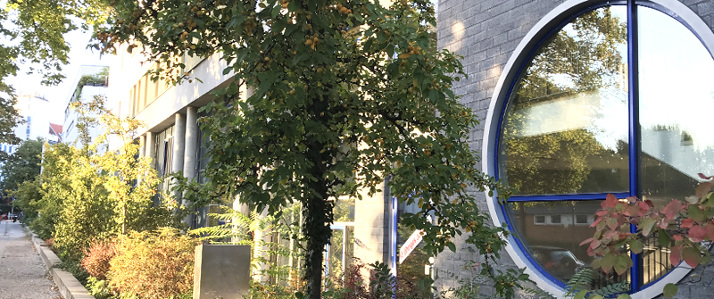 Schulsozialarbeit an der Peter-Ustinov-Schule, Berlin Charlottenburg-Wilmersdorf, Schulgebäude